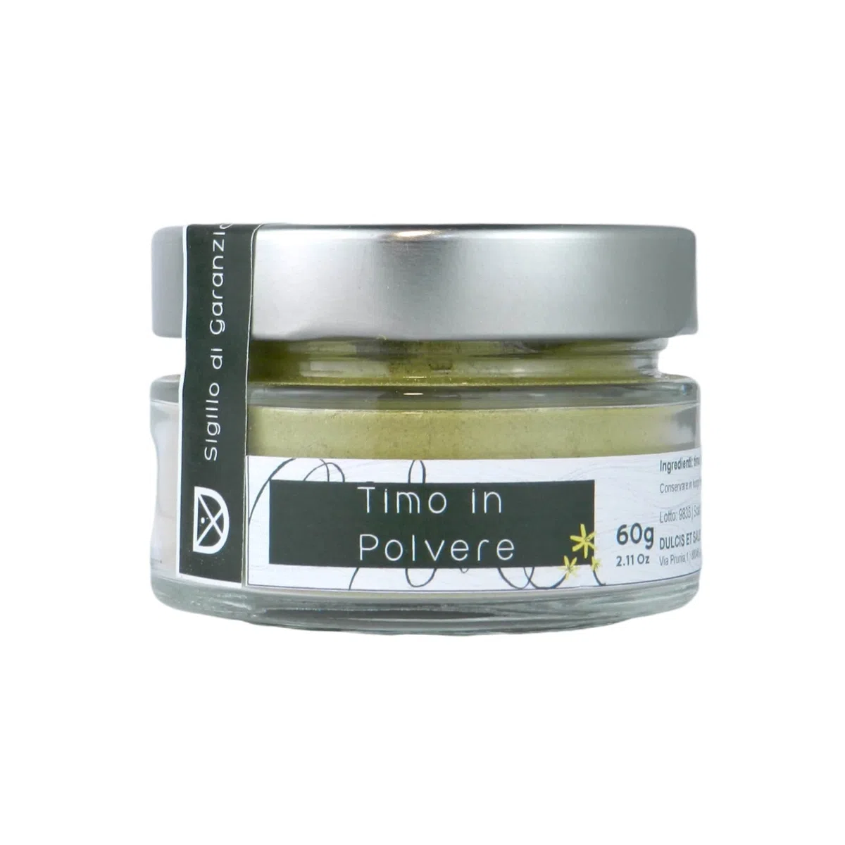 Dulcis Et Salis - Timo In Polvere, Spezie Artigianali, Spezie Di Alta Qualita', Prodotti Artigianali, 60g