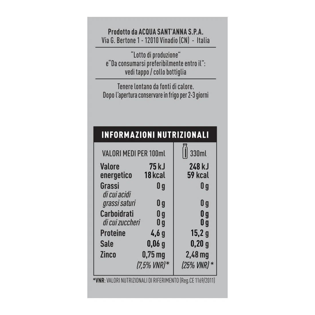 Sant'Anna PRO Tropical 0,33L | confezione 12 Bottiglia | Bevanda Proteica in Acqua Sant'Anna | Alto Contenuto di Proteine | Perfetta per Sportivi, dona Idratazione