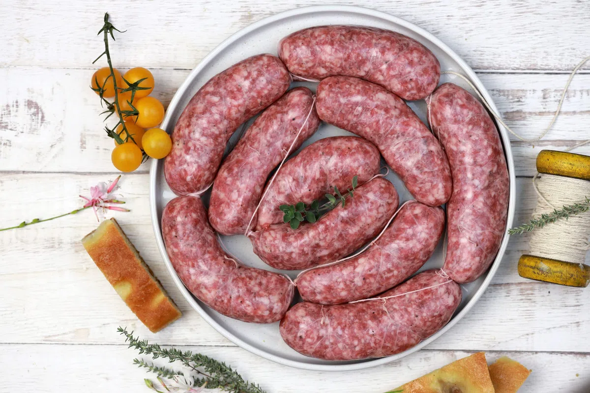 Salsiccia Fresca | confezione sottovuoto da 1 kg | Salume artigianale Toscano | Salumificio Artigianale Gombitelli - Toscana