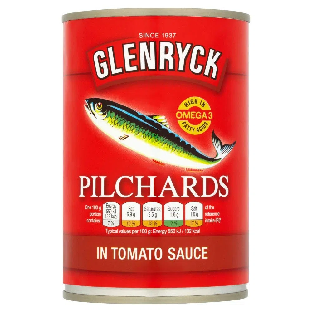 Glenryck Sardine In Salsa Di Pomodoro 400g (Confezione da 6)