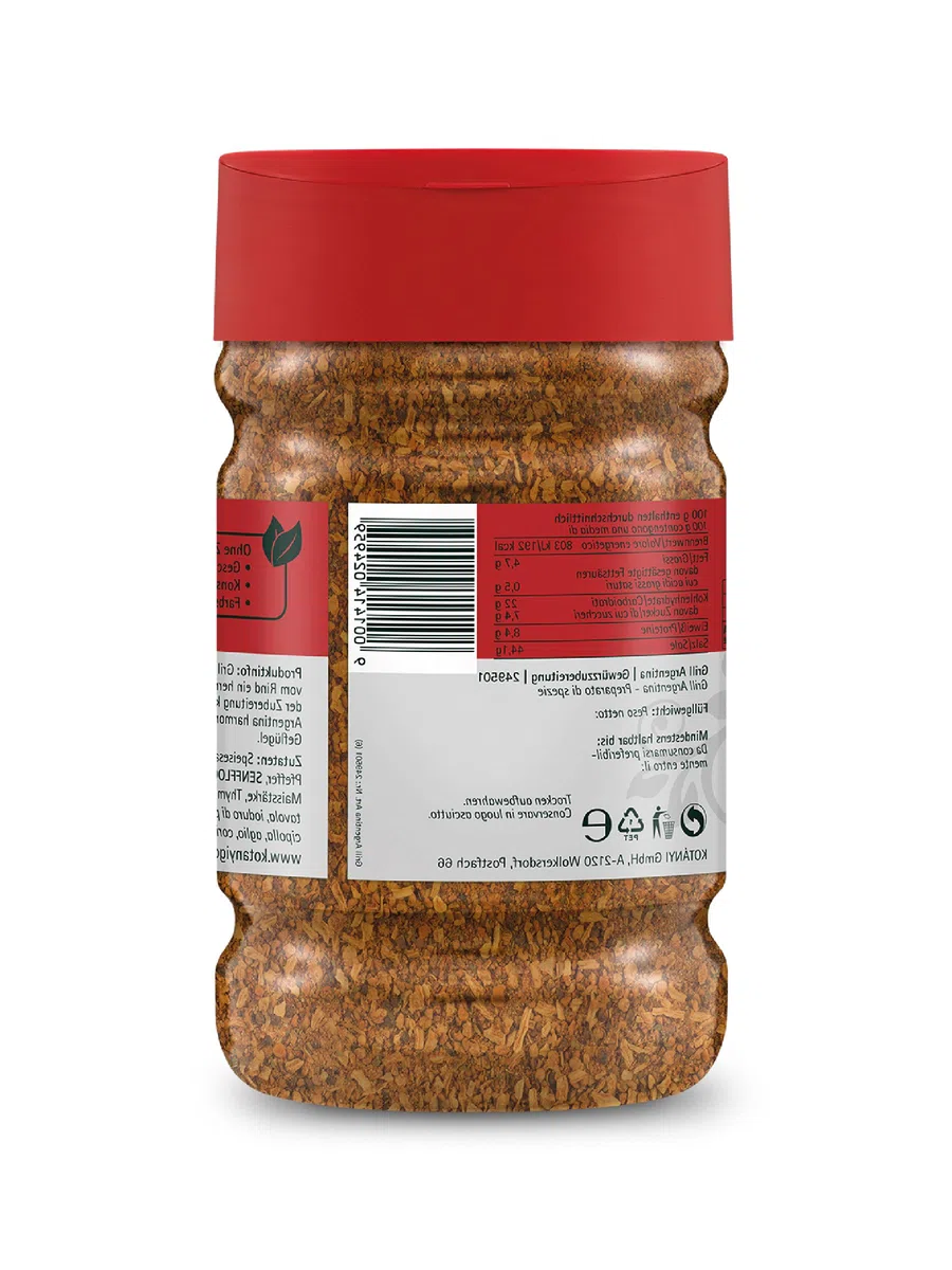 Kotanyi Grill Argentina Spezie per grandi consumatori e gastronomia, 1200 ccm, circa 900 g