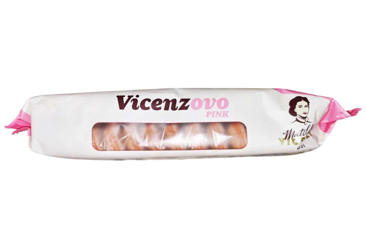 Savoiardi Pink Vicenzovo alla Fragola, Edizione Limitata per vicenzi, 200g (2025) [BOX con 8 Confezioni]
