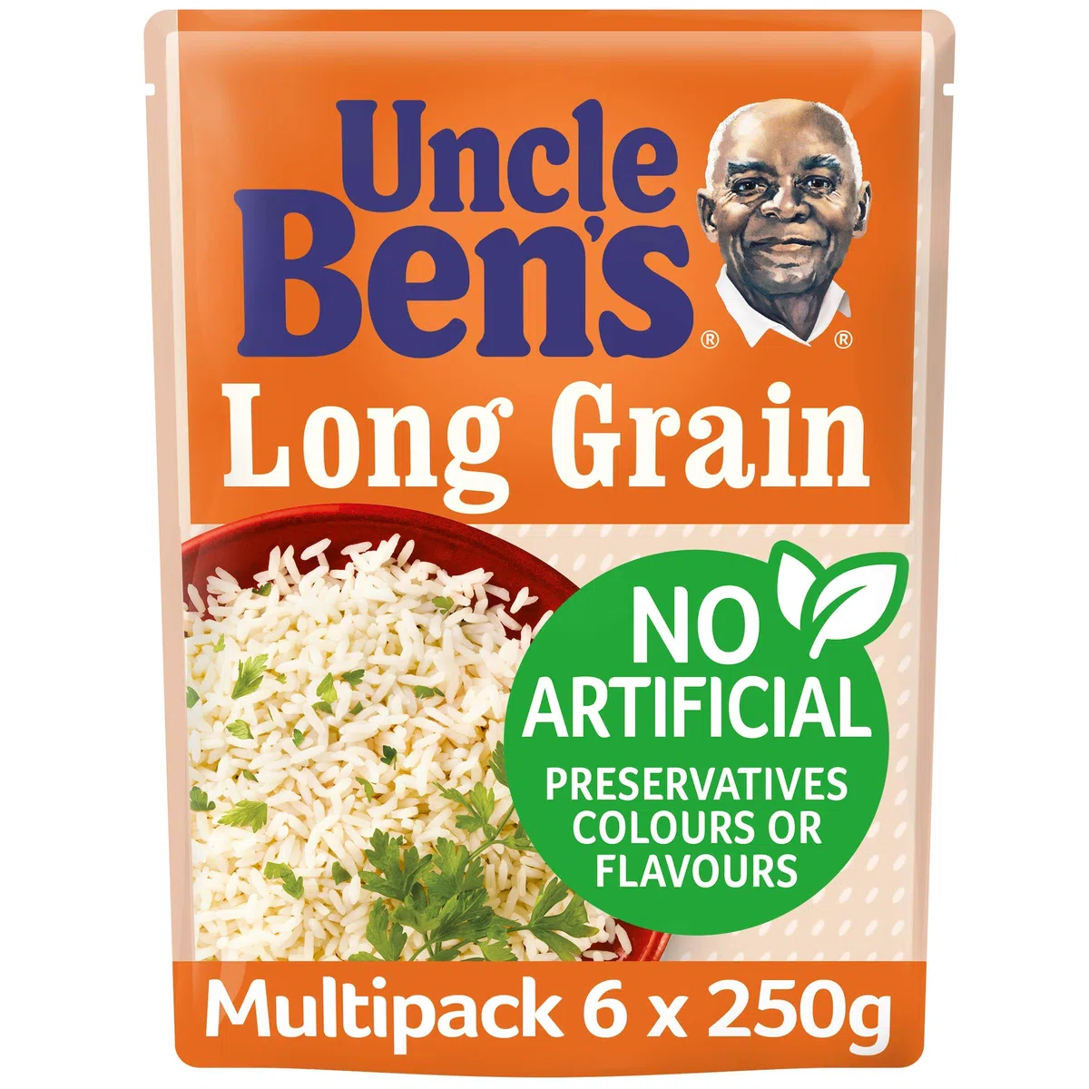 3102046031 GrocerylLand Express Long Grain di Zio Ben Rice 250G (Confezione da 6)