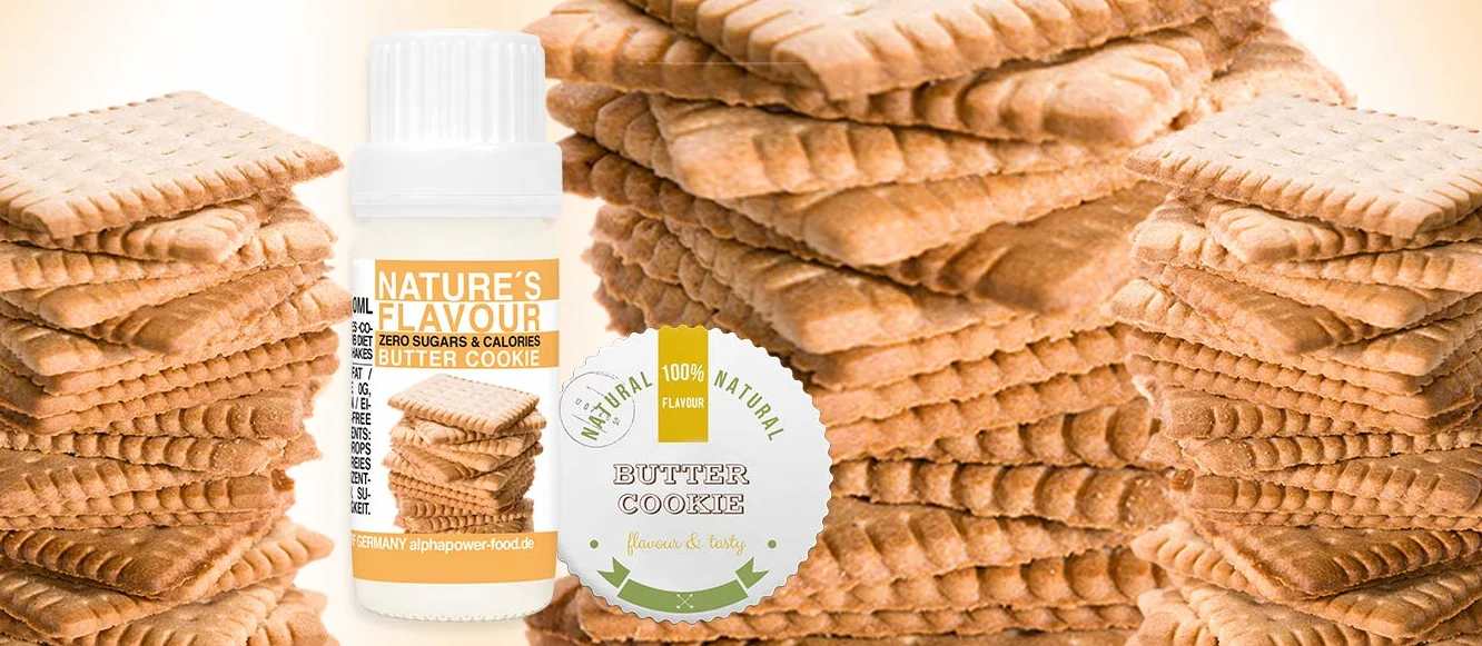 ALPHAPOWER FOOD aromi naturali per alimenti, Super Offerta 5x10ml aroma alimentare, gocce aromatizzanti senza calorie - liquido Flavdrops - Flavour Drops