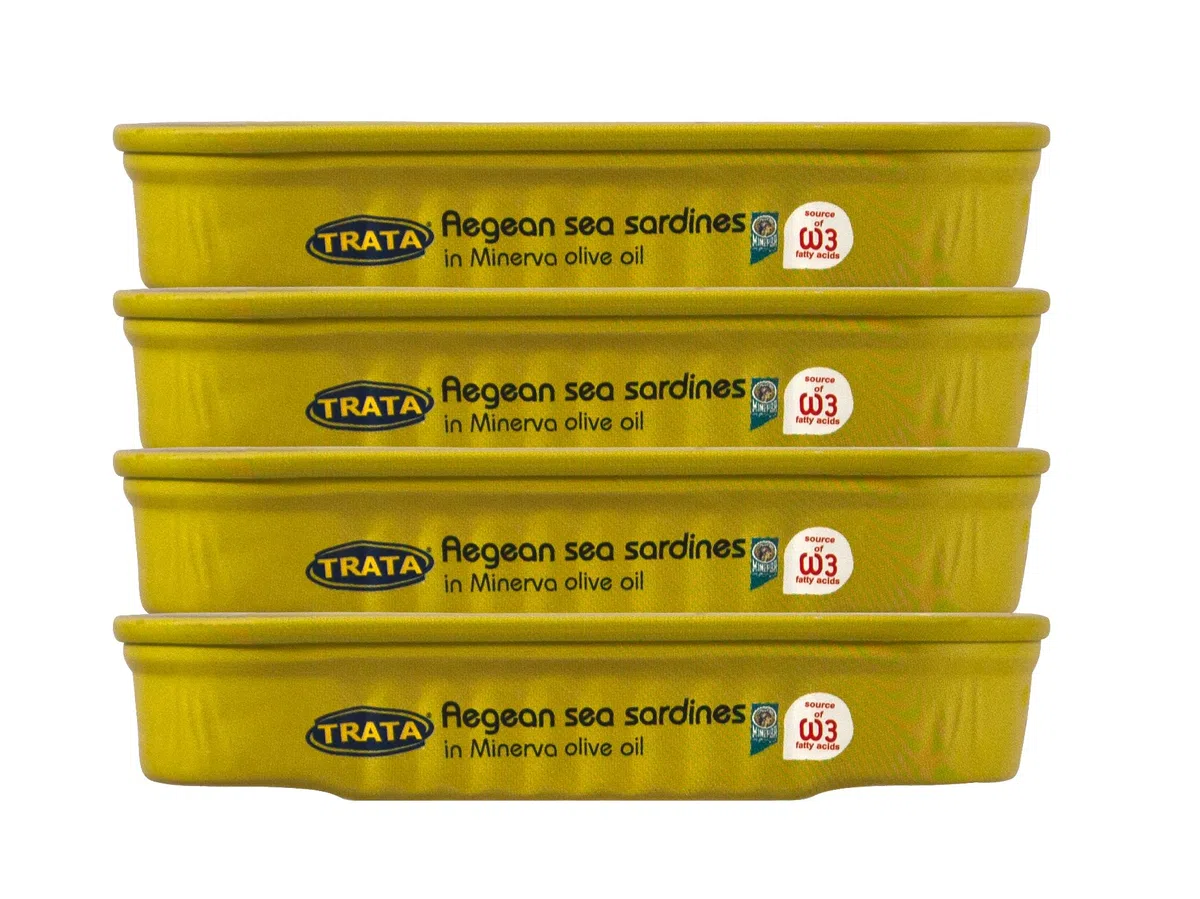 Trata greca sardine in olio di oliva Peso netto 400g