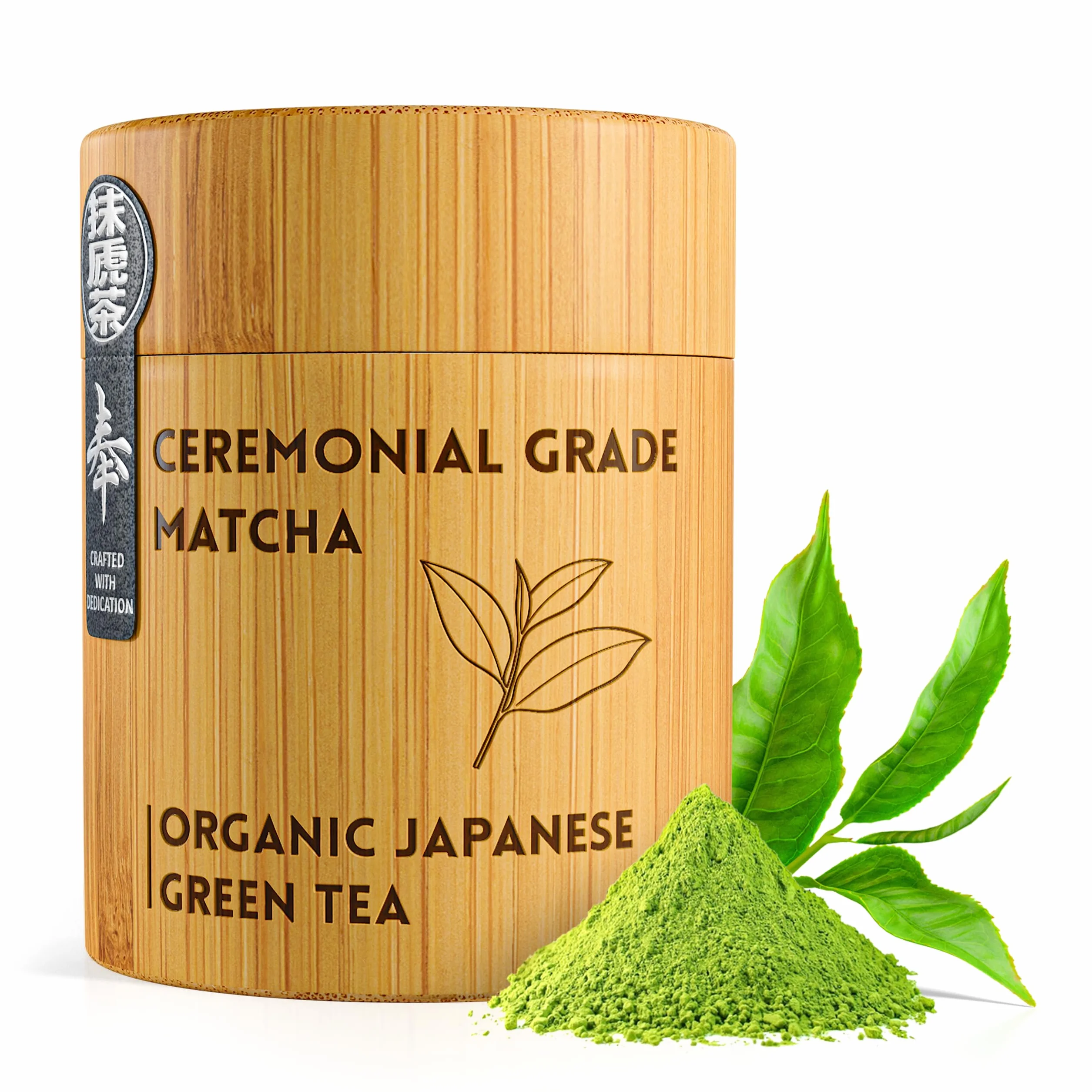 MATCHITA Polvere di Tè Verde Matcha Biologica Giapponese Grado Cerimoniale (40g) – Ricco, Cremoso: Per Bevande Calde e Fredde – Accresci la Tua Energia e il Sistema Immunitario
