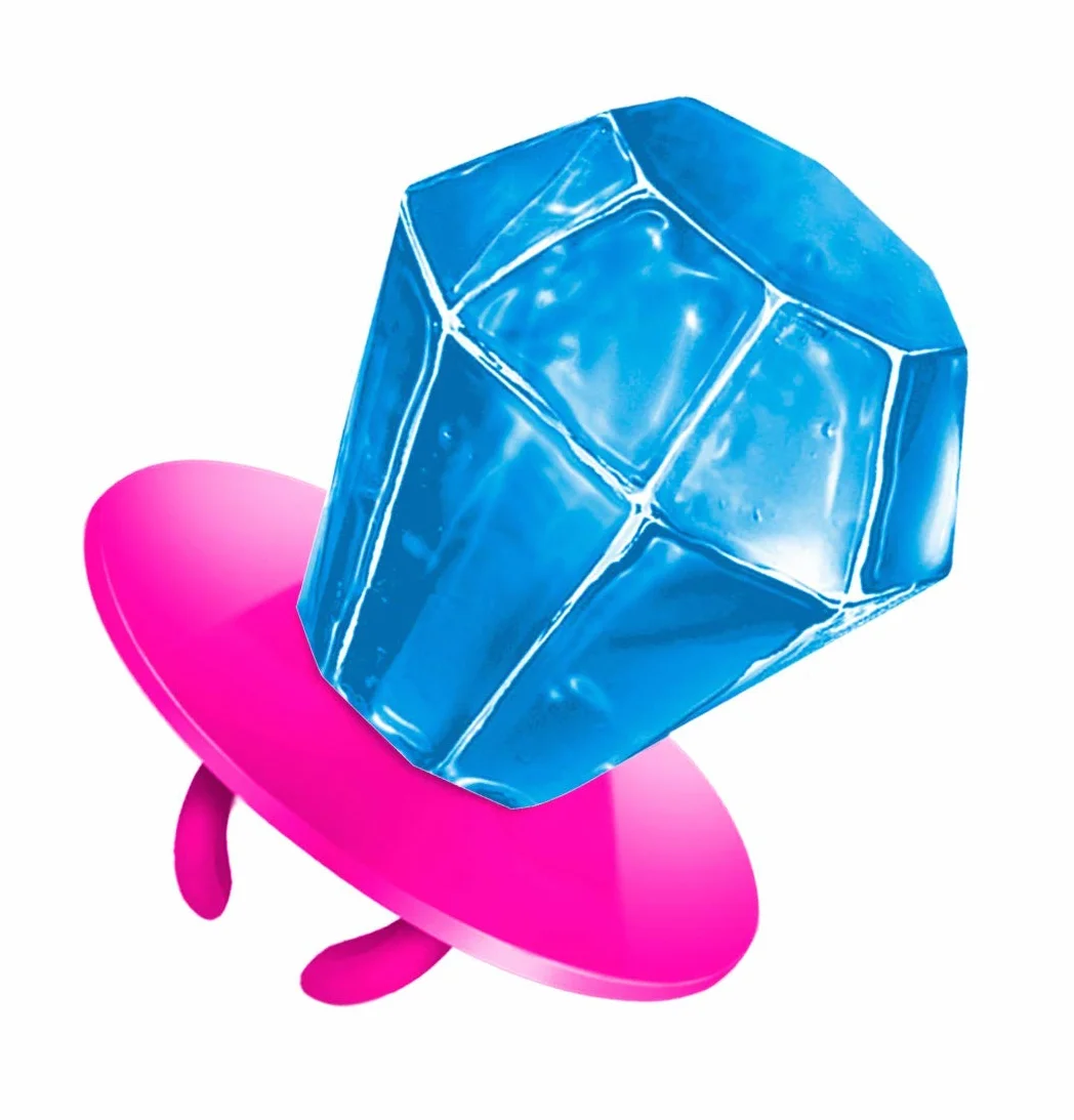 Ring Pop, confezione da 24 lecca-lecca dai sapori assortiti, gusti: lampone, fragola, cola e ribes nero