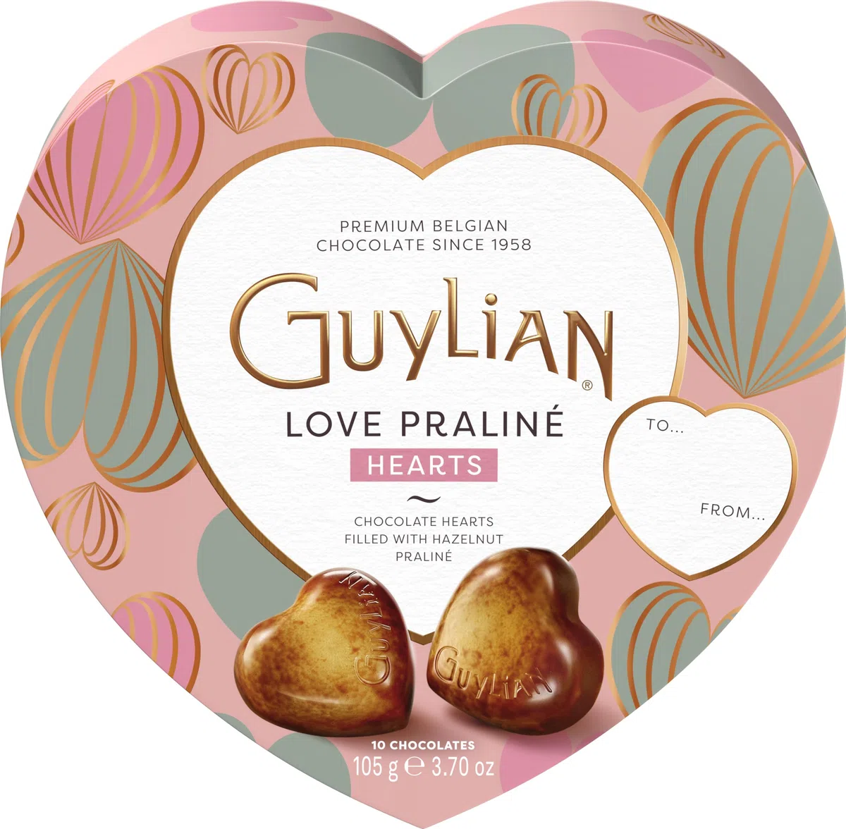 Guylian Cioccolatini con conchiglie di cioccolato | Scatola di regali di cioccolato | Cioccolatini a cuore | Date di cioccolato | Regalo di cioccolatini | Scatola di cioccolatini regalo per donne