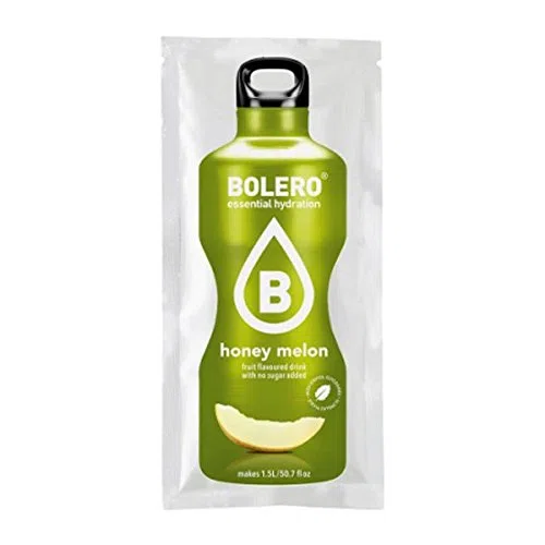 BOLERO Drinks 48 bustine da 9 grammi gusto HONEY MELON - Preparato istantaneo per Bevande con Stevia e Vitamina C e Senza Zucchero