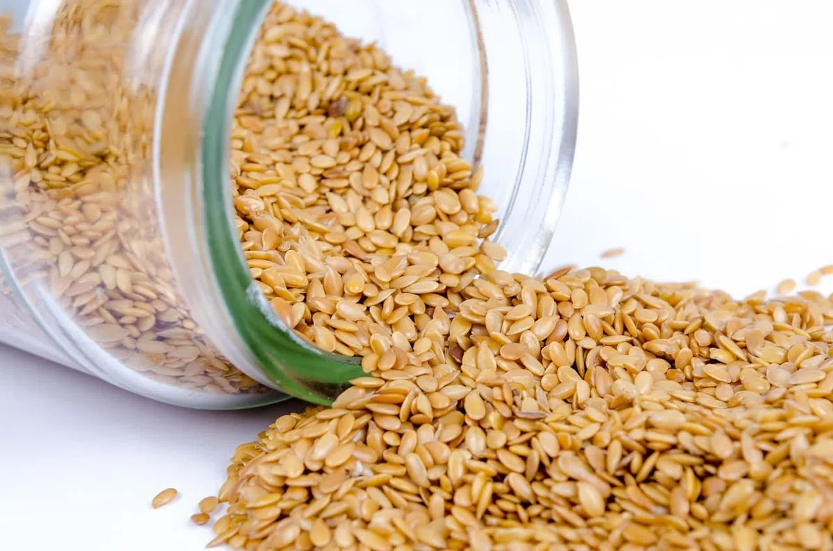 Kamelur Semi di lino d'oro biologico, interamente provenienti dall'agricoltura dell'UE (2,5 kg), semi di lino biologici, oro senza additivi
