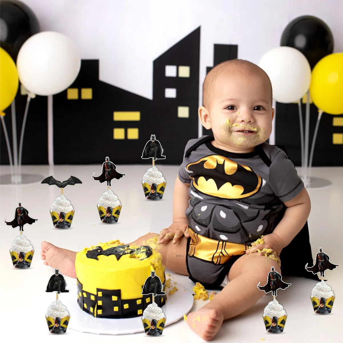 Seyal® Topper per cupcake Batman