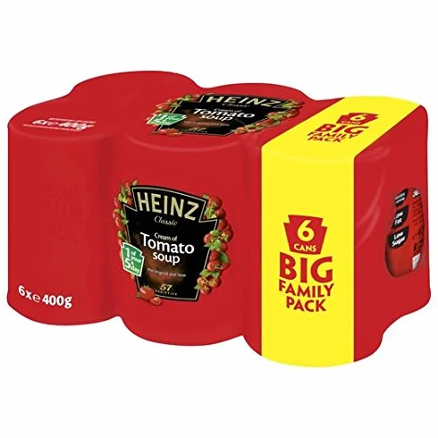 Heinz Classic Cream of Tomato Soup (400g) - Pack of 6 by Heinz