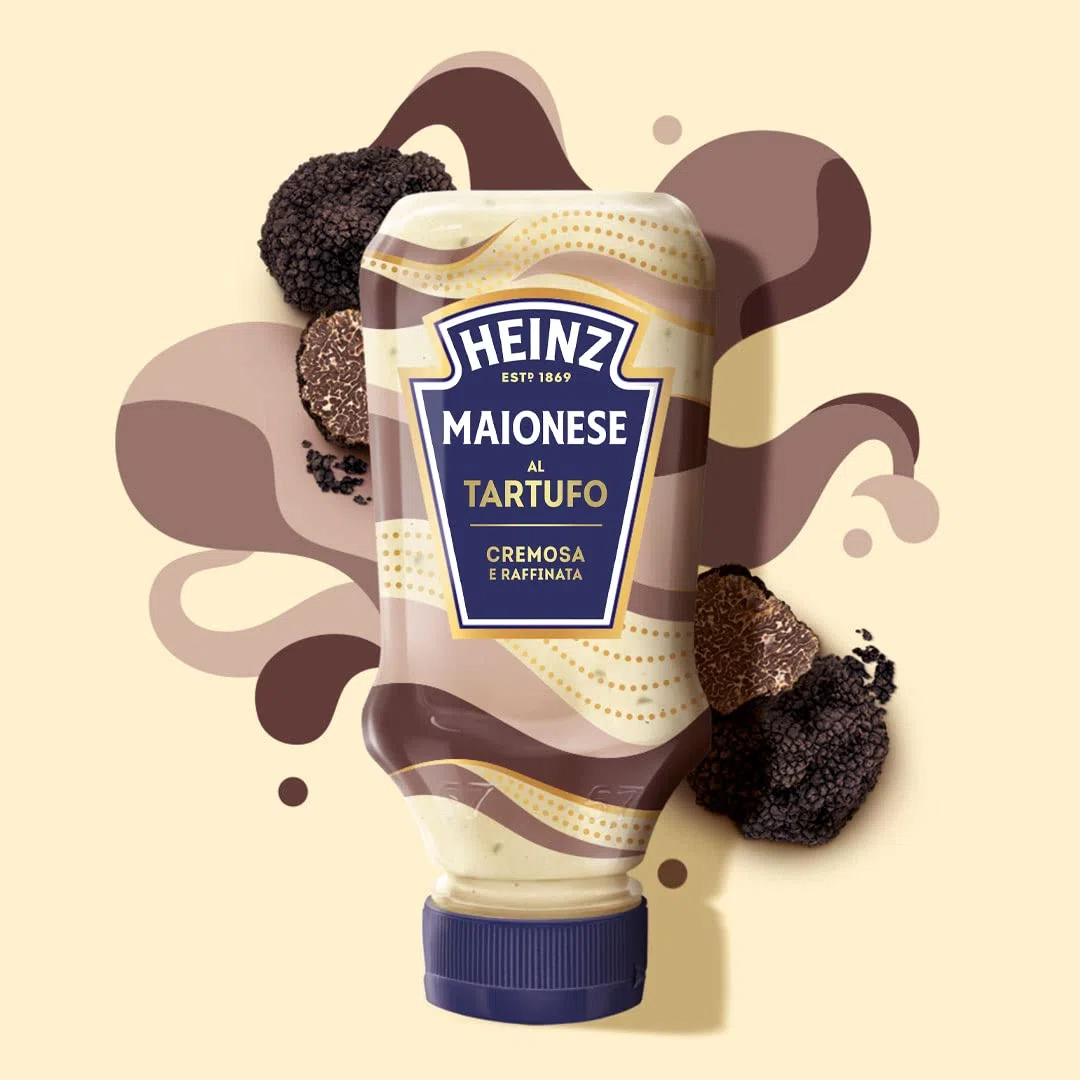 Heinz Maionese Tartufo Top Down - 220 ml (8 Pezzi)