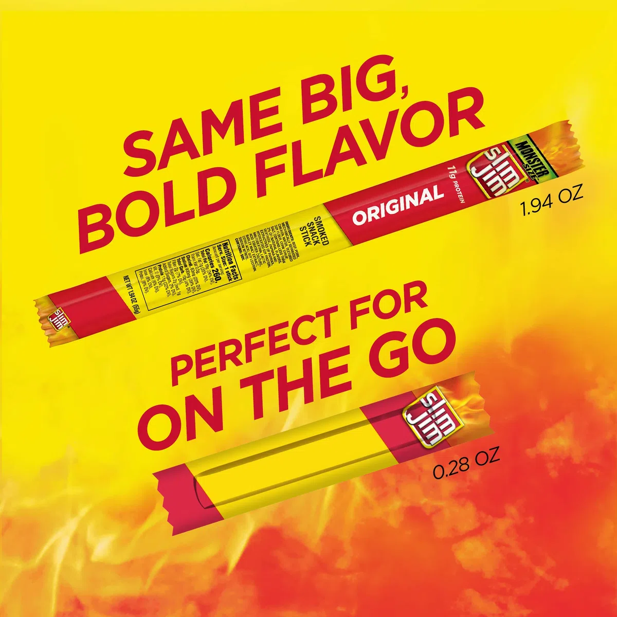 Slim Jim Original Snack Sticks, 0.28 Ounce, 14 Count by Slim Jim