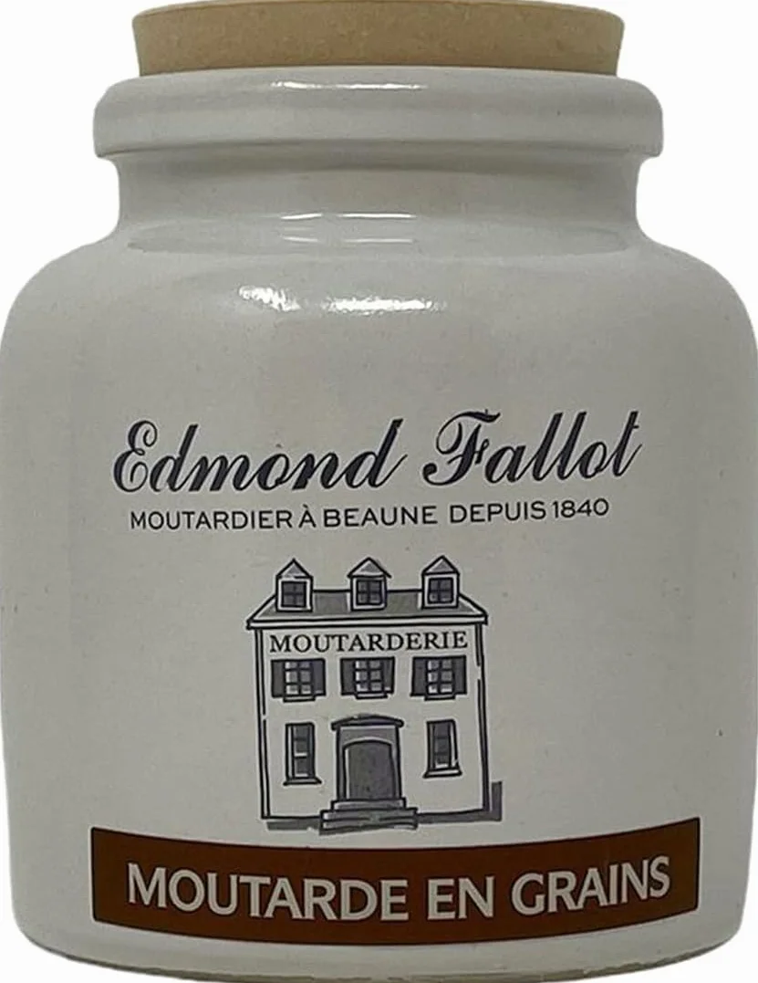 Edmond Fallot | Grani di senape di Digione - Barattolo in gres da 250 g