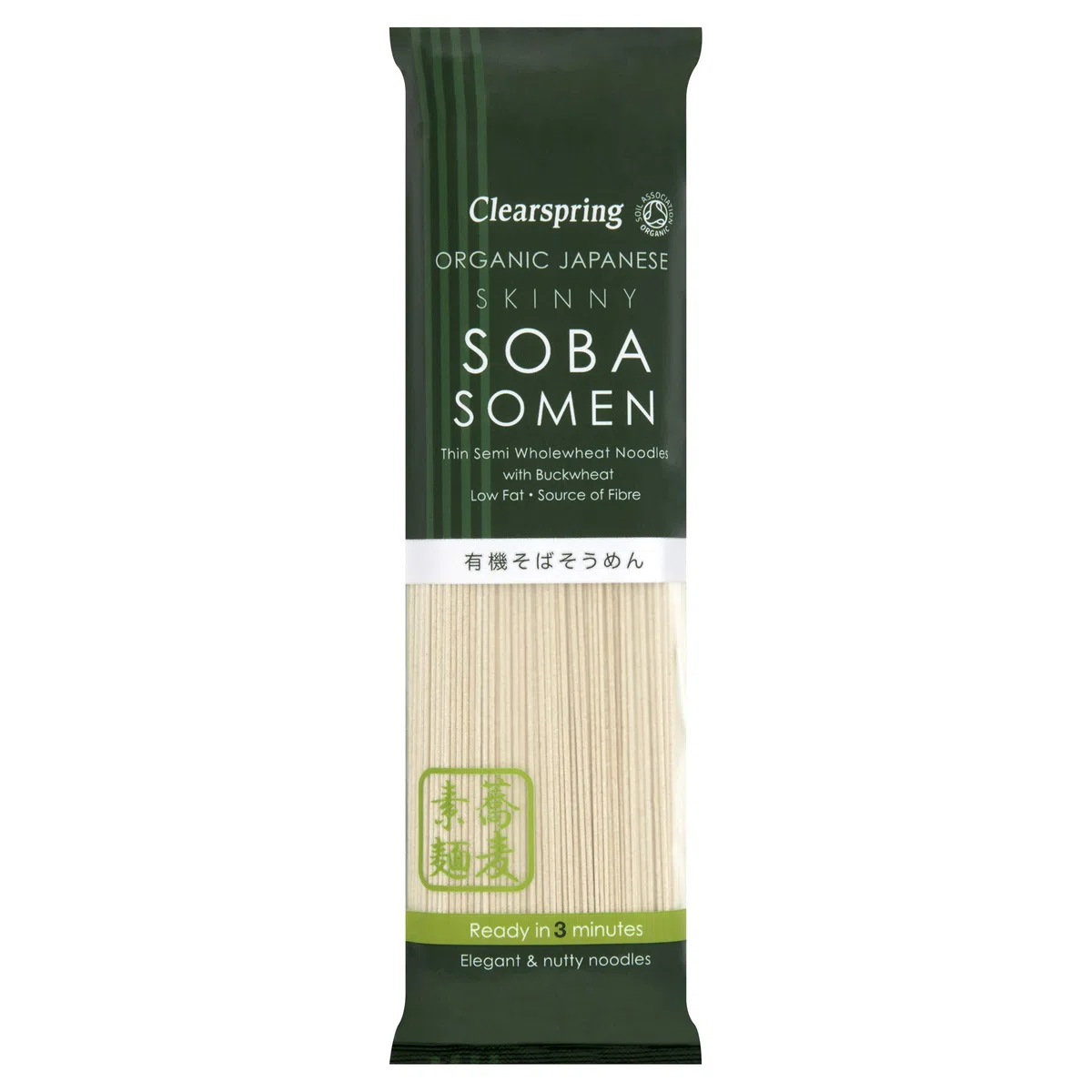 Clearspring - Organic Japanese Skinny Soba Somen - 100% Buckwheat - 200g
