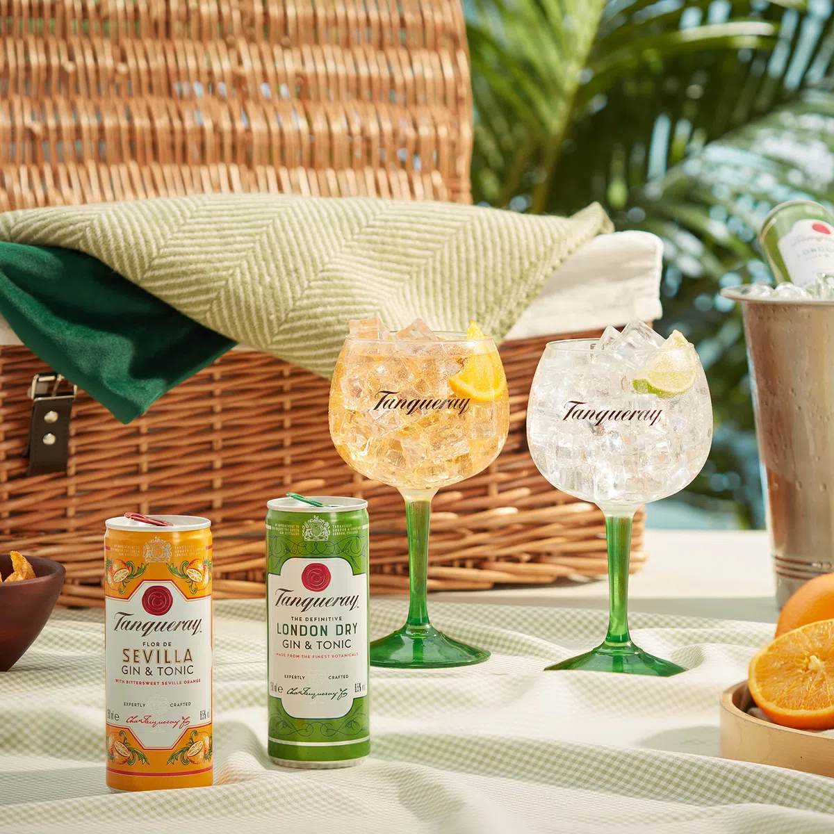 Tanqueray Sevilla - Premix Gin & Tonic, Pack di 12 Lattine da 250 ml