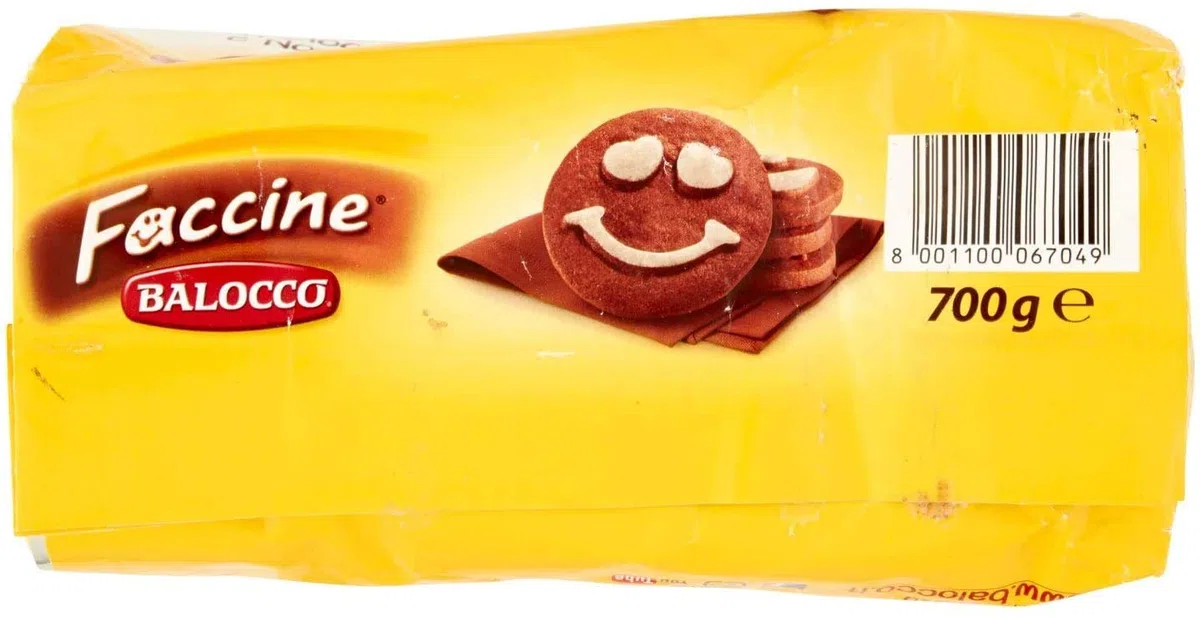 Balocco Biscotti Faccine 6 Pezzi Da 700 Grammi