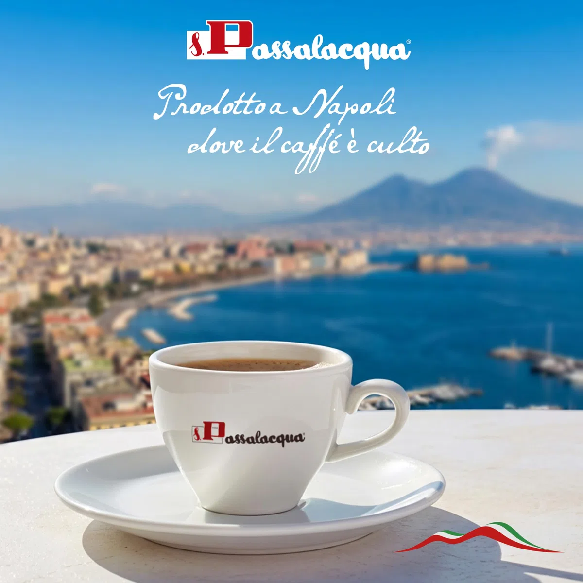 Passalacqua Black Vulcan Caffè Premium in Grani – 1 Kg - Tostatura Autentica Napoletana 30% Arabica - Espresso Forte e Corposo con Note di Cioccolato e Miele - Made in Italy