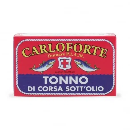 Tonno di corsa sott'olio in olio di oliva, Carloforte - 170 gr [6 CONFEZIONI]