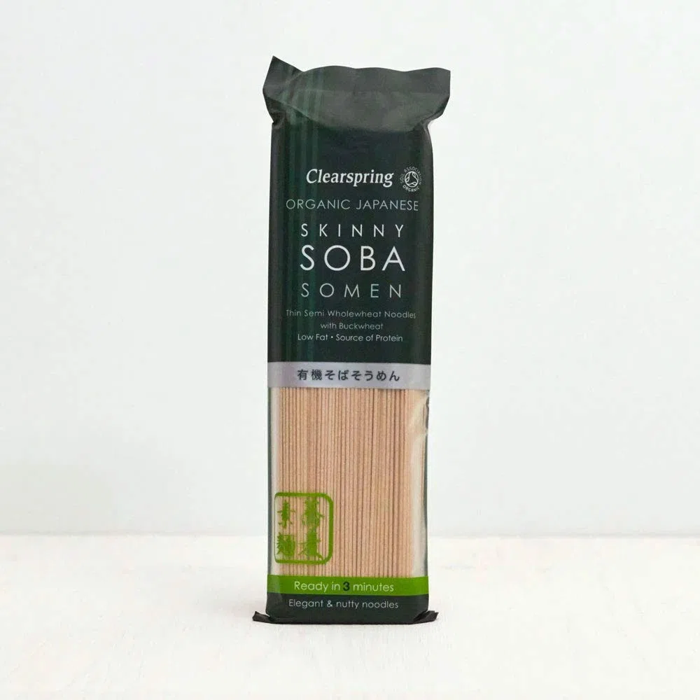 Clearspring - Organic Japanese Skinny Soba Somen - 100% Buckwheat - 200g