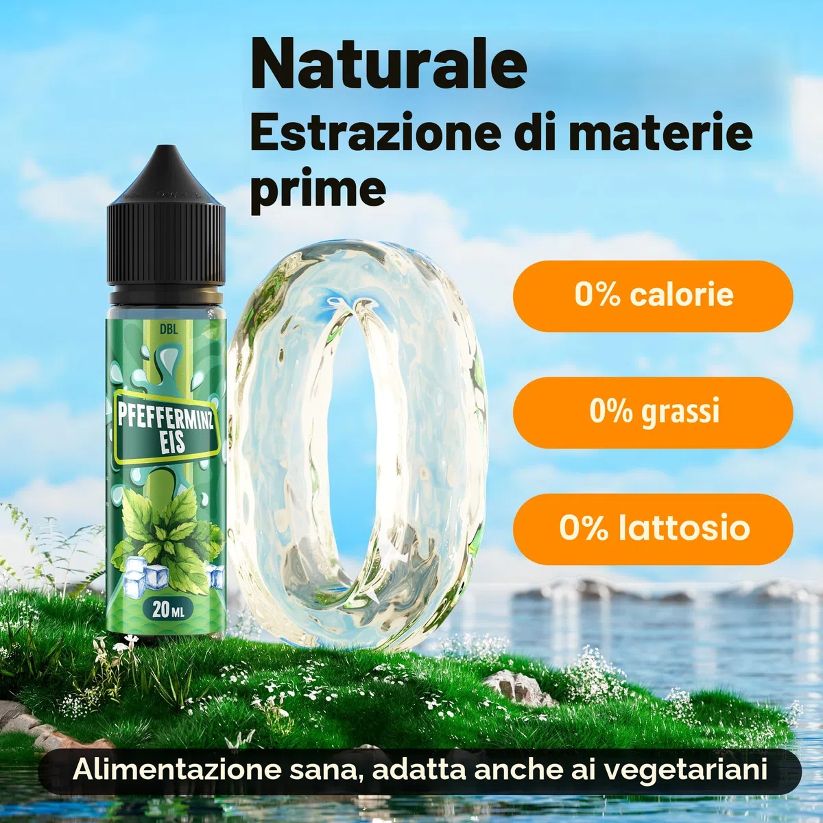 Concentrato di Aroma 5x20ml, Aroma Intenso per Alimenti Ideale per Cuocere, in Alimenti e Bevande, anche per Nebulizzatori, Macchine per Nebbia, e molto altro. 5 pezzi