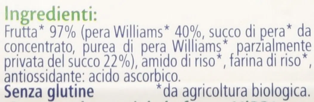 Hipp Omo Pera Williams - Confezione 2 x 80 g