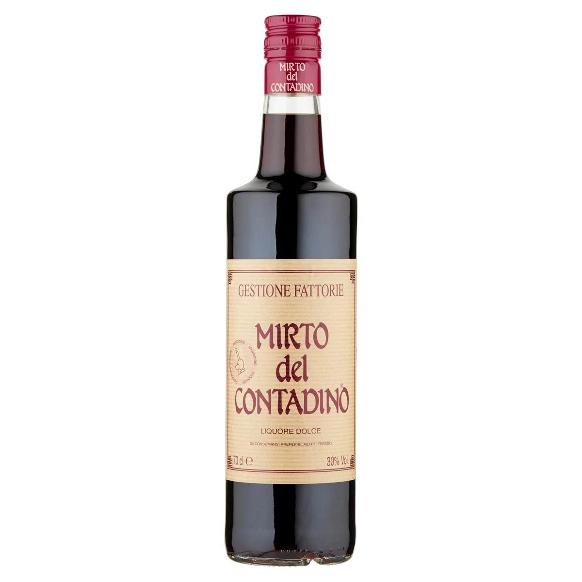 liquore sardo mirto rosso del contadino 70cl