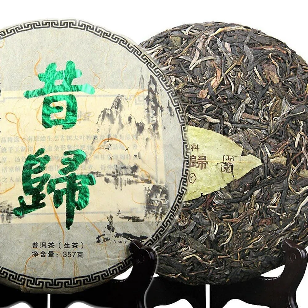 Tè Sheng Puerh tradizionale fatto a mano Yunnan Xigui Mountain Cha Puer 357g