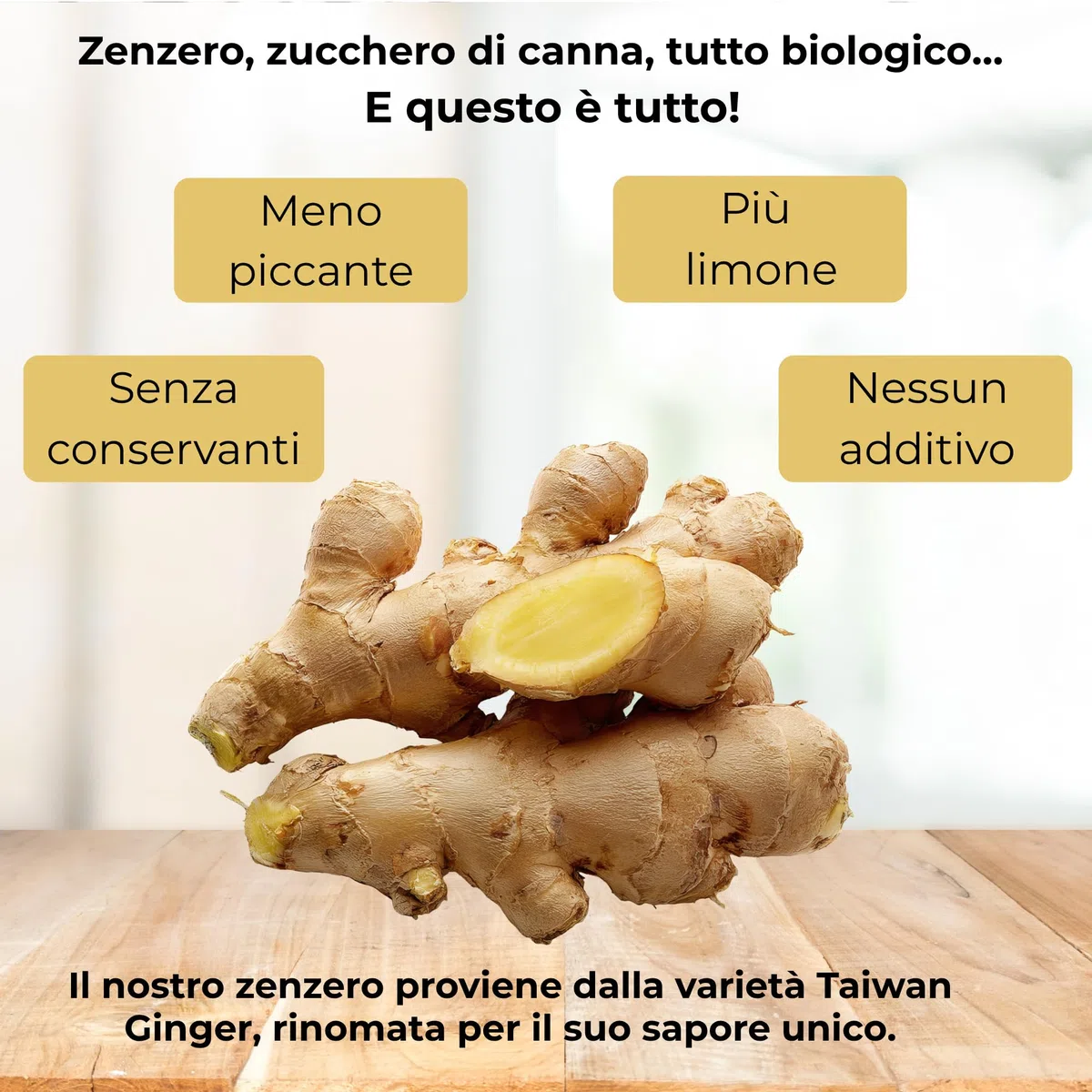 MA bio-épicerie - Zenzero Candito Bio in Cubetti 870 g - Zenzero Disidratato Sfuso Senza Conservanti - Formato Versatile per Cucina e Pasticceria