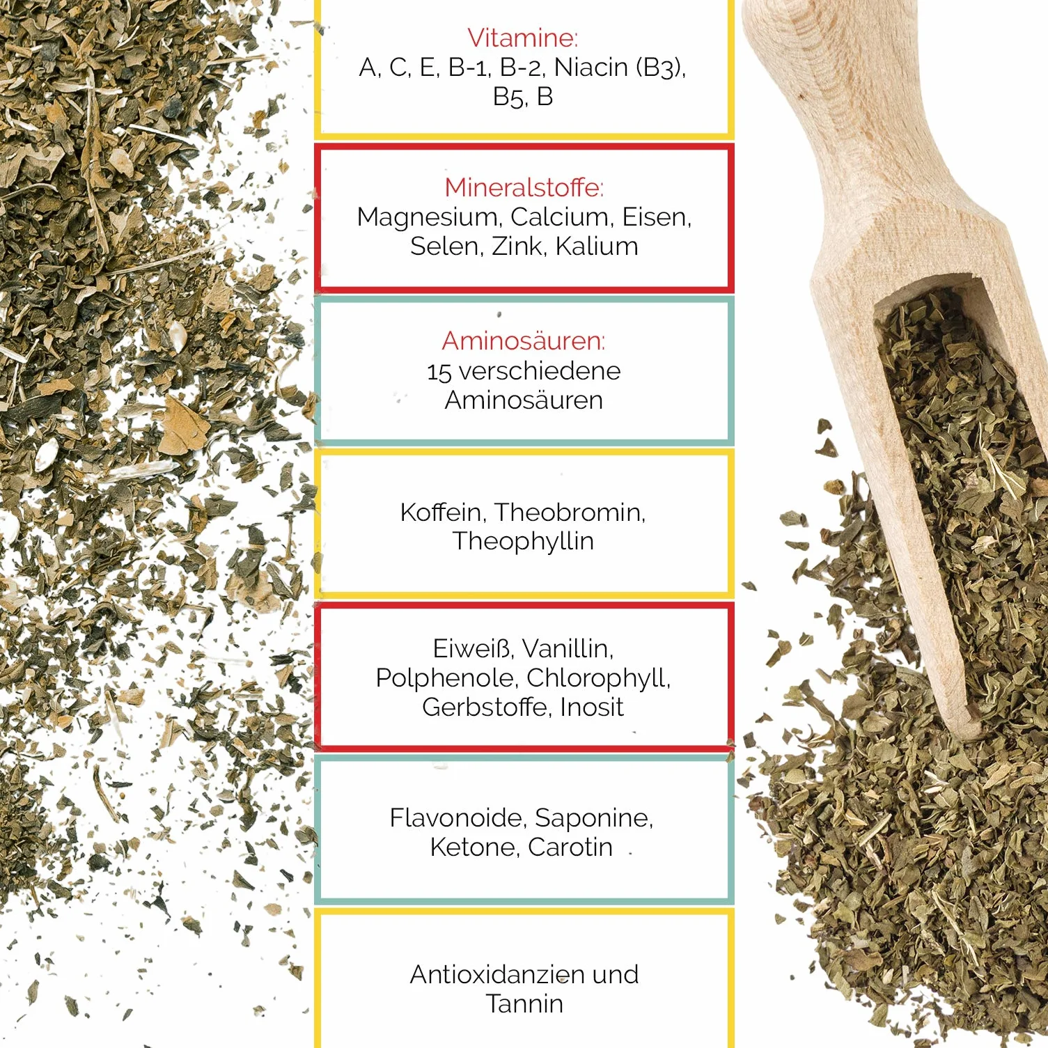 Amanda Yerba Mate Tè Tradizionale 3kg | Set Mate Argentino | Bevanda disintossicante ed energetica