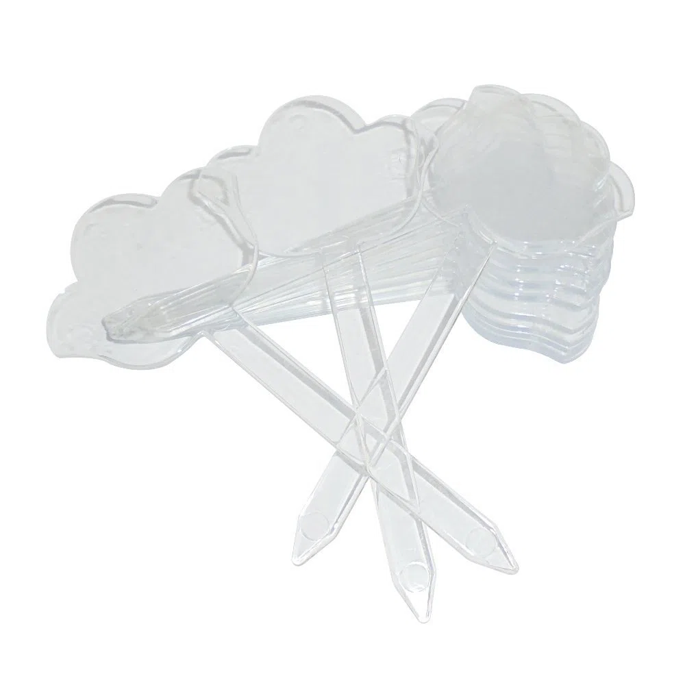 PZ 12 SEGNAGUSTI TRASPARENTE PER GELATO SPILLONE KRISTAL FOR ICE CREAM