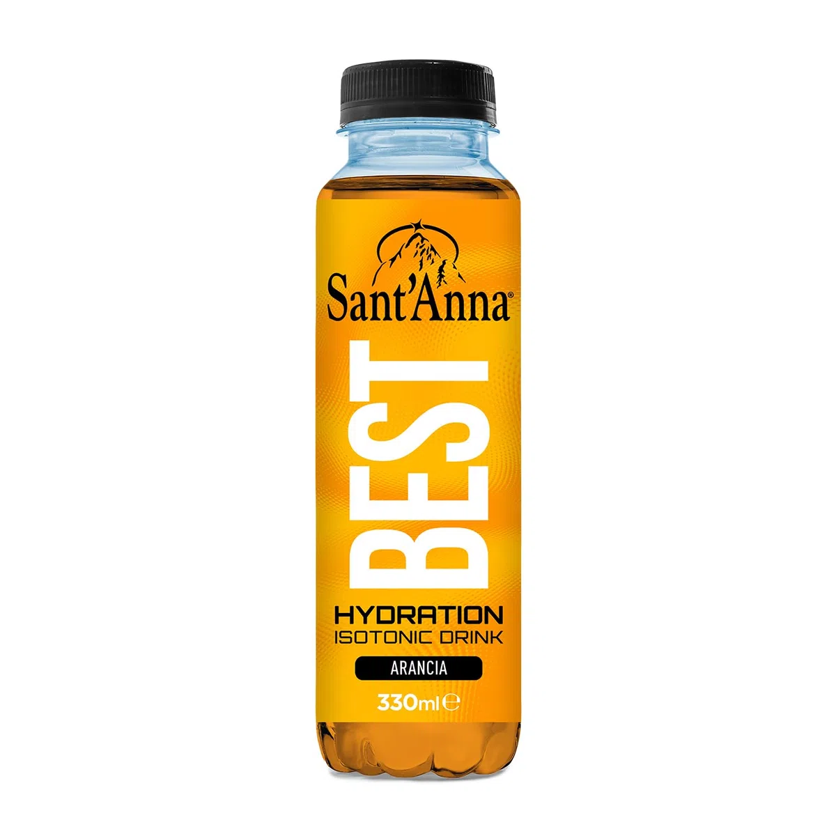 Sant’Anna BEST all'Arancia in bottiglie da 330 ml | Bevanda isotonica idratante per sportivi non gassata | Senza glutine con Vitamina B6