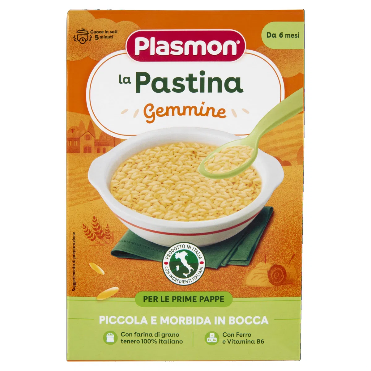 Plasmon Pastina Gemmine - 300 g (12 Pezzi)