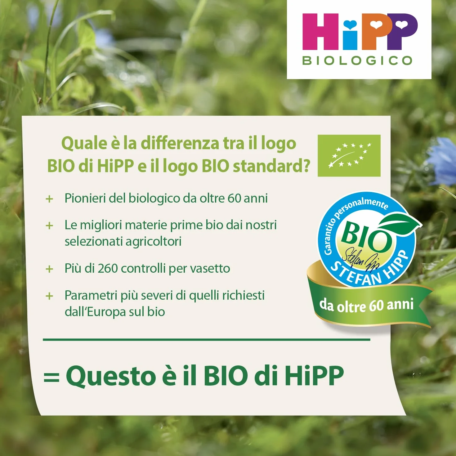 HiPP - Pappa Pronta Completa Bio, Riso con Carote e Salmone, 6 Confezioni da 220 g