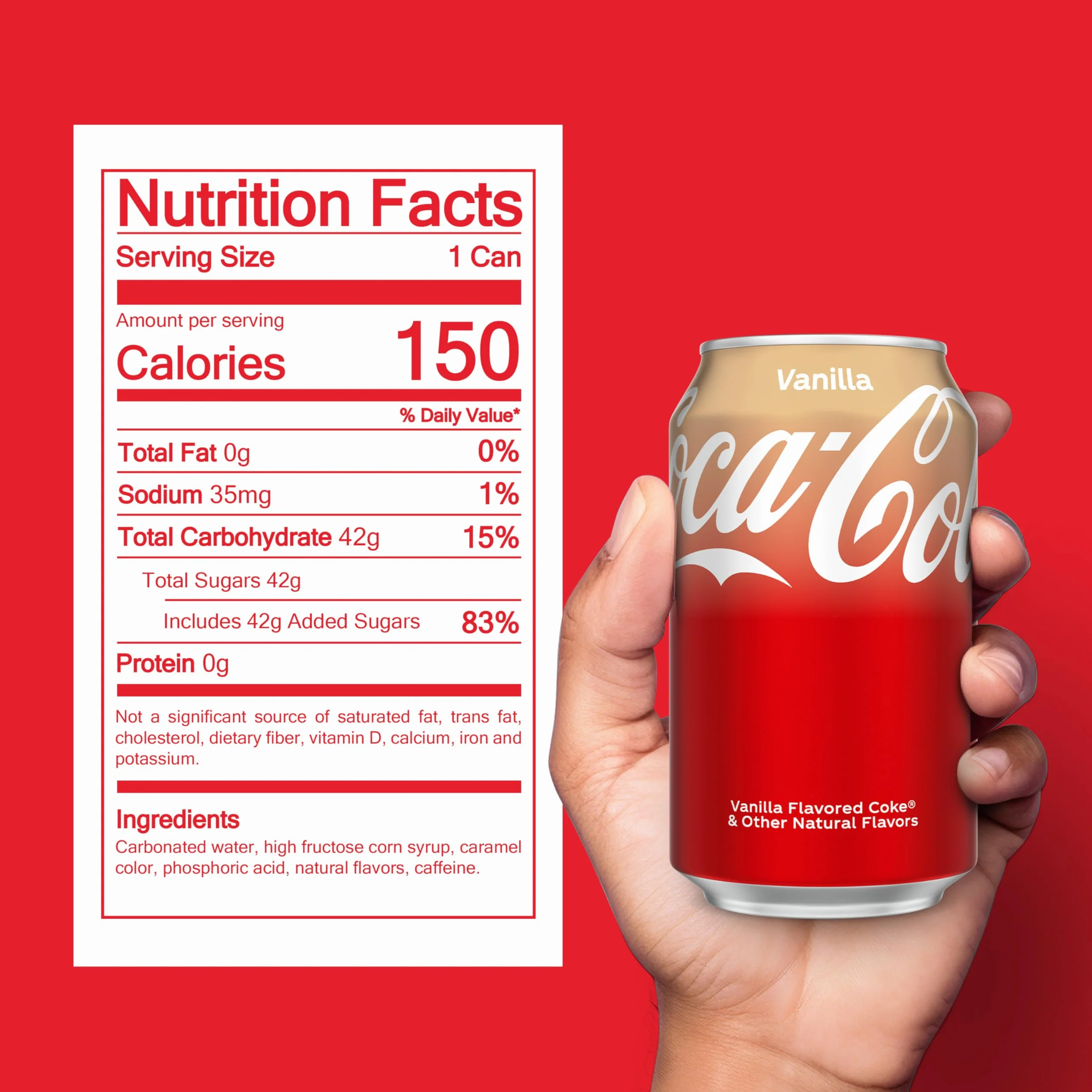 Coca Cola alla Vaniglia - 1 lattina da 355 ml