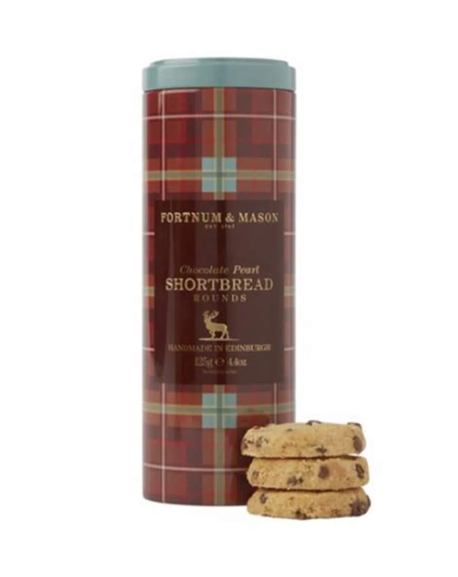 Fortnum & Mason, Fortnum's Chocolate Pearl Shortbread Rounds, 125g
