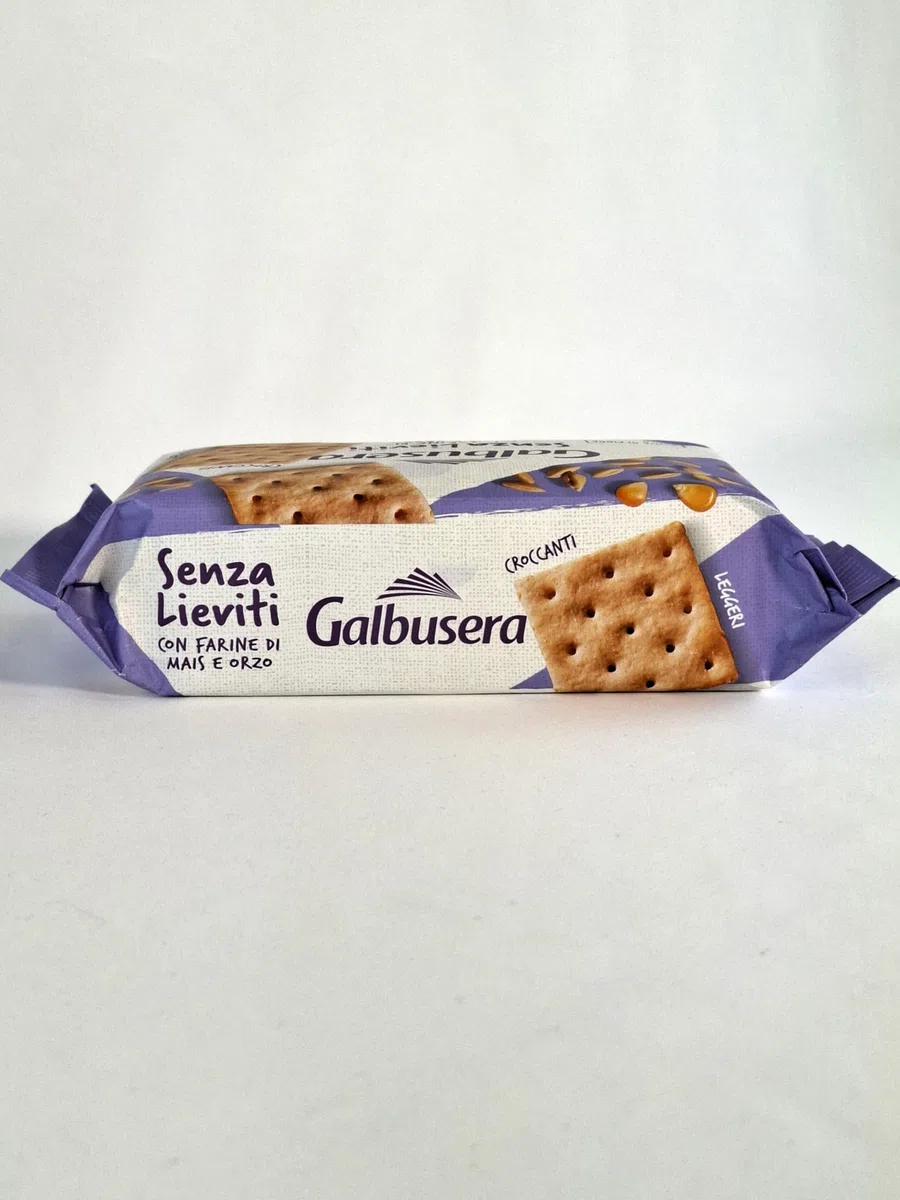 Galbusera BuoniCosì Cracker senza Lieviti con Farina di Tipo 2 - Pacco da 12 x 300 g