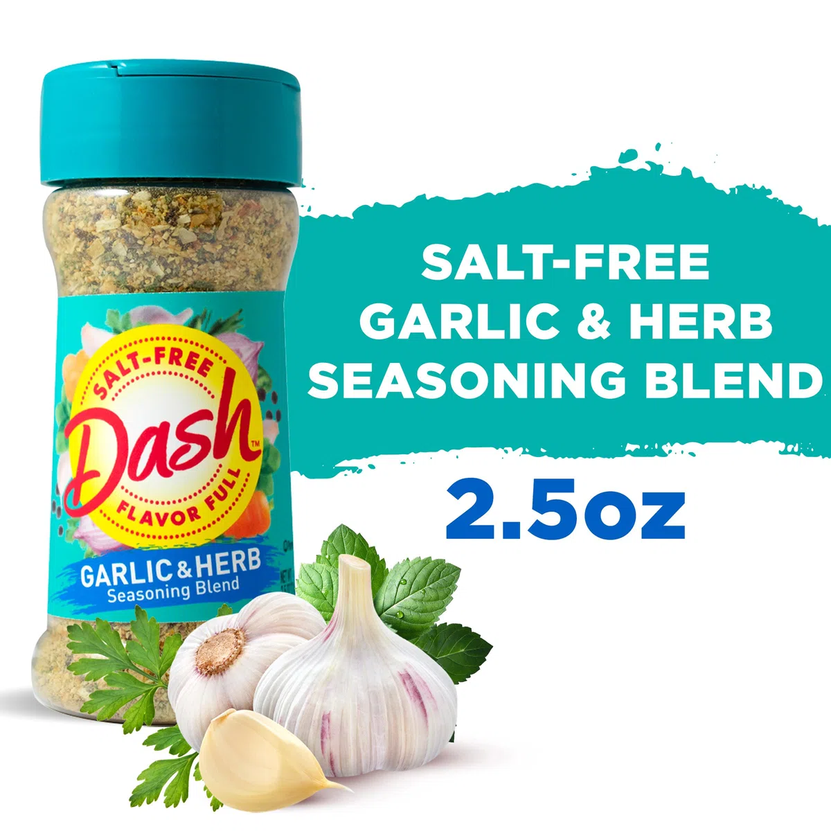 Mrs. Dash Garlic and Herb Seasoning Blend, Salt-Free, 2.5 oz