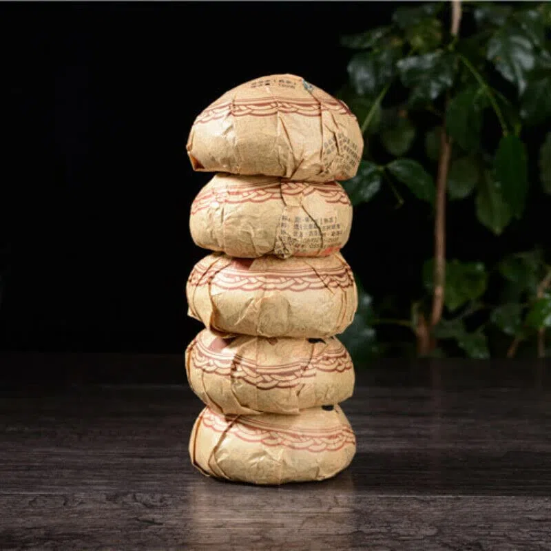 Tè cotto Yunnan Pu'er biologico Tè nero Pu-erh Tuocha Benefici per la salute 500g