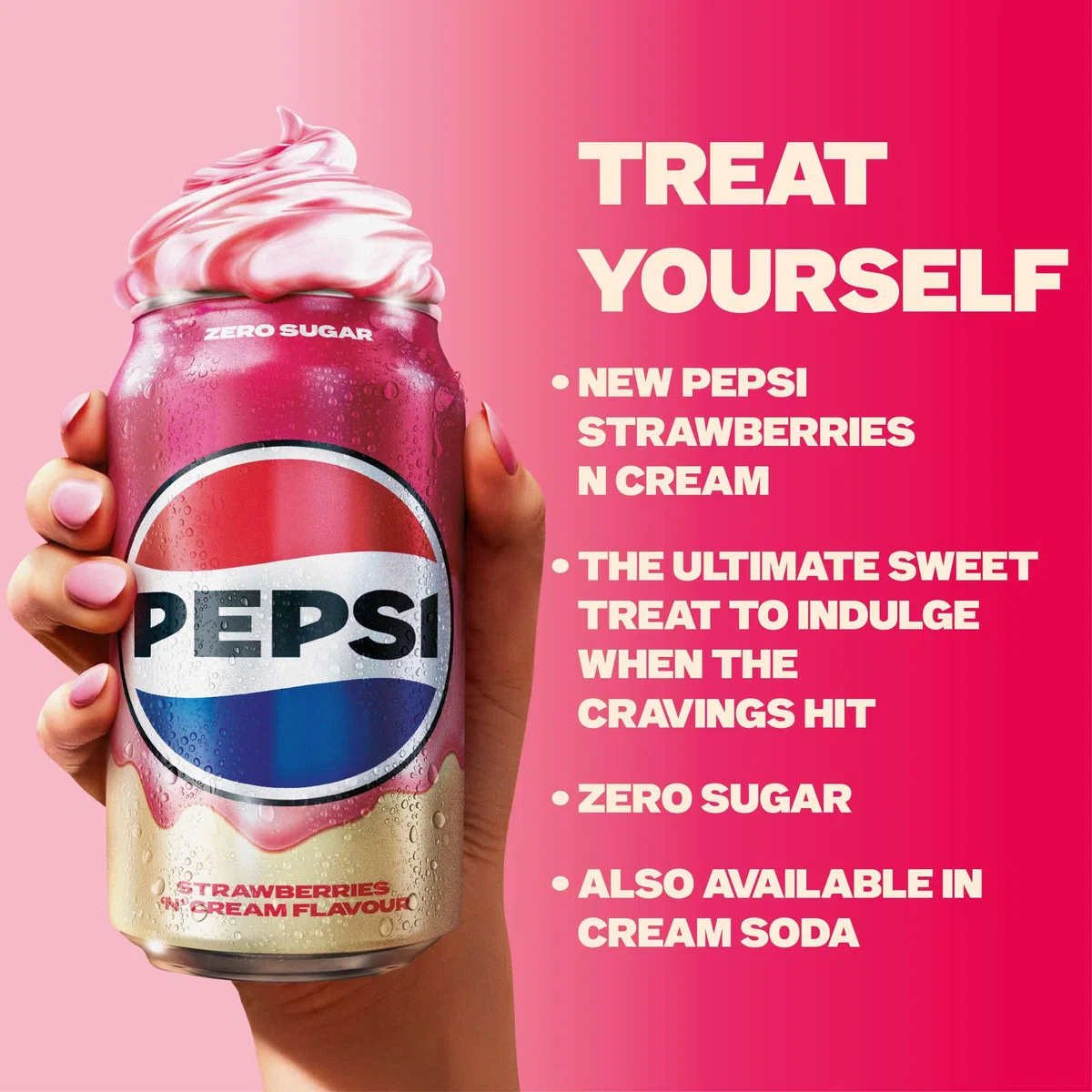 Pepsi Tratta fragole e crema, 8 x 330 ml