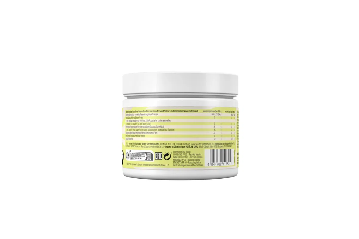 WEIDER Aroma in polvere Aroma in polvere senza zucchero per aromatizzare e dolcificare quark, yogurt o proteine ​​in polvere, adatto anche per cuocere al forno, pistacchio, 250g