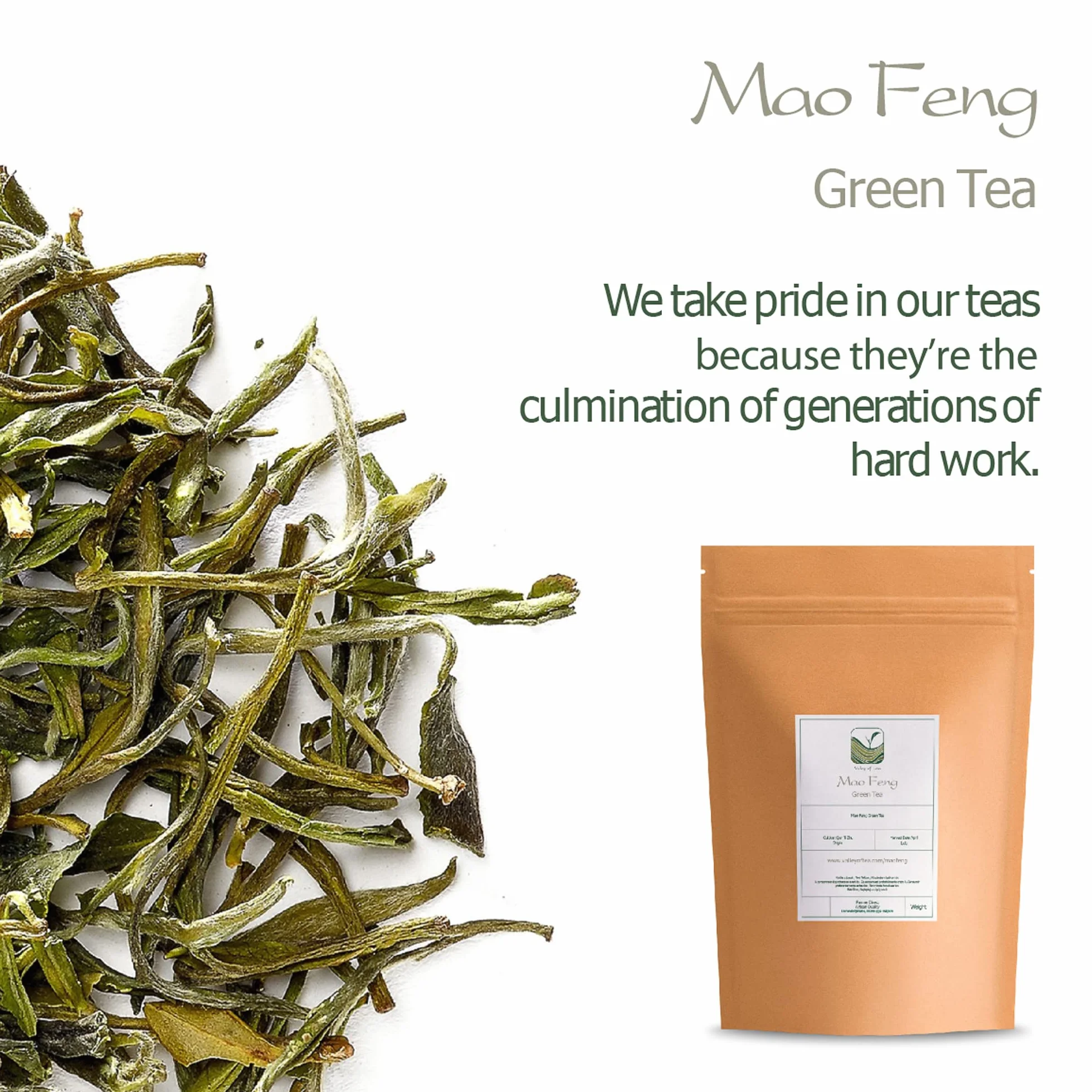Mao Feng Tè Verde - Famoso Tè Cinese Maofeng