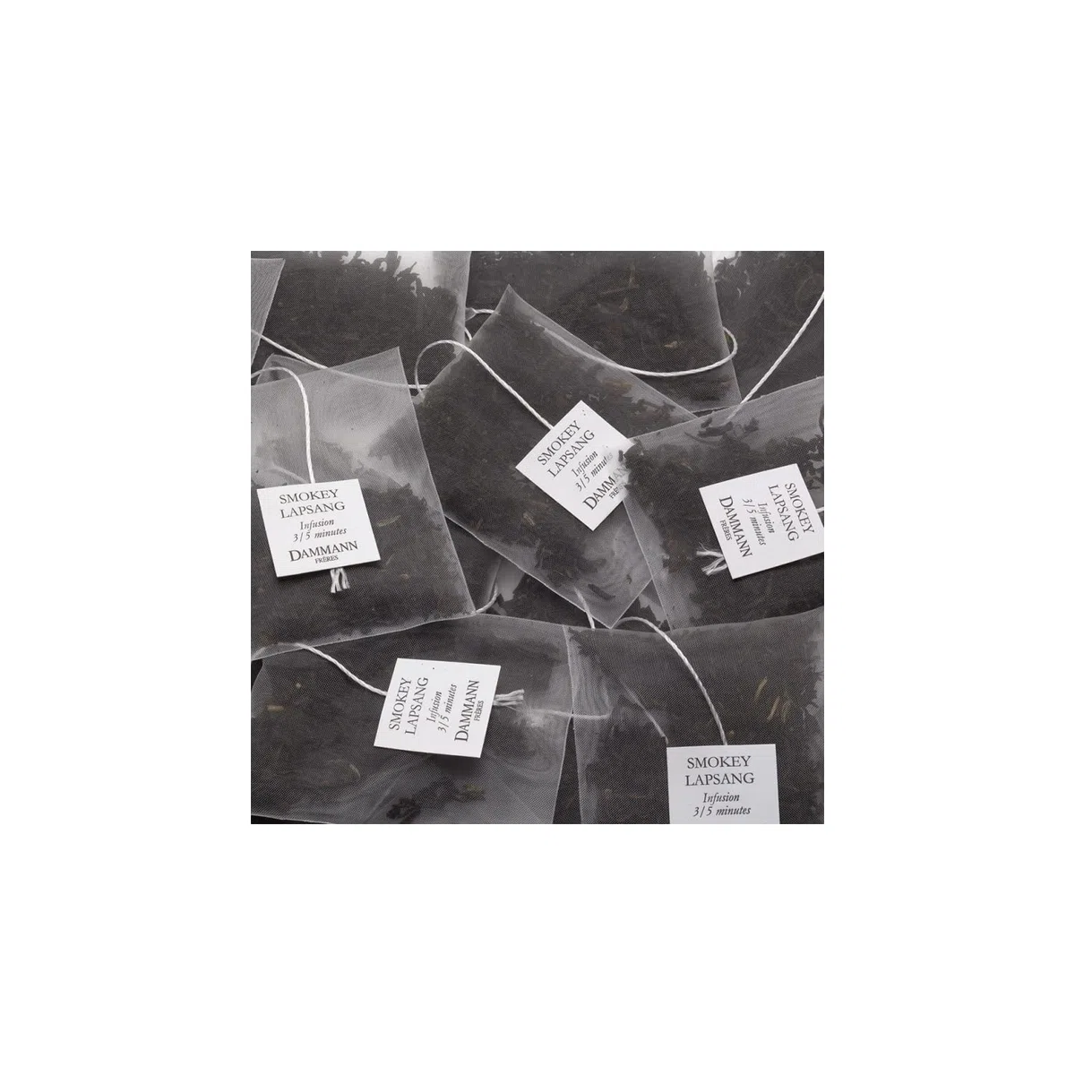 Dammann Frères | Lapsang Souchong Puro | Tè Nero Cinese Affumicato - 24 Bustine di Tè (48 Gr) | Tè Bustine Confezioni | Affumicato Lapsang