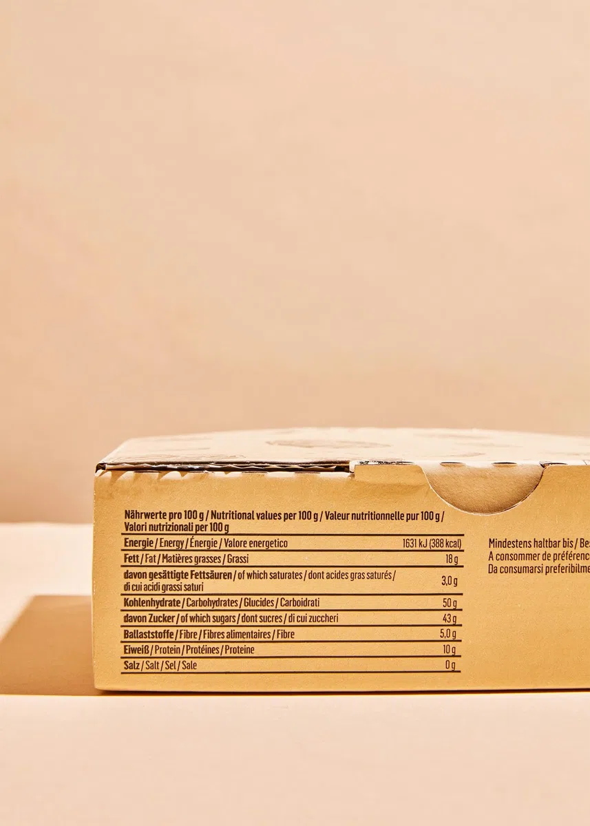KoRo - Barrette raw ai lamponi bio | 12 x 50 g