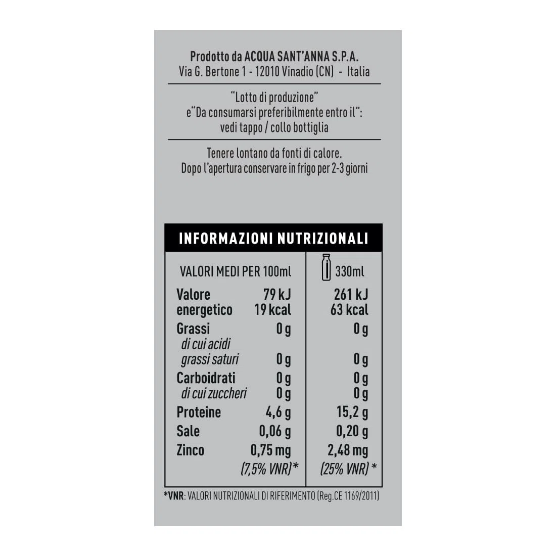Sant'Anna PRO Frutti Verdi 0,33L | confezione 12 Bottiglia | Bevanda Proteica in Acqua Sant'Anna | Alto Contenuto di Proteine | Perfetta per chi pratica sport, idrata