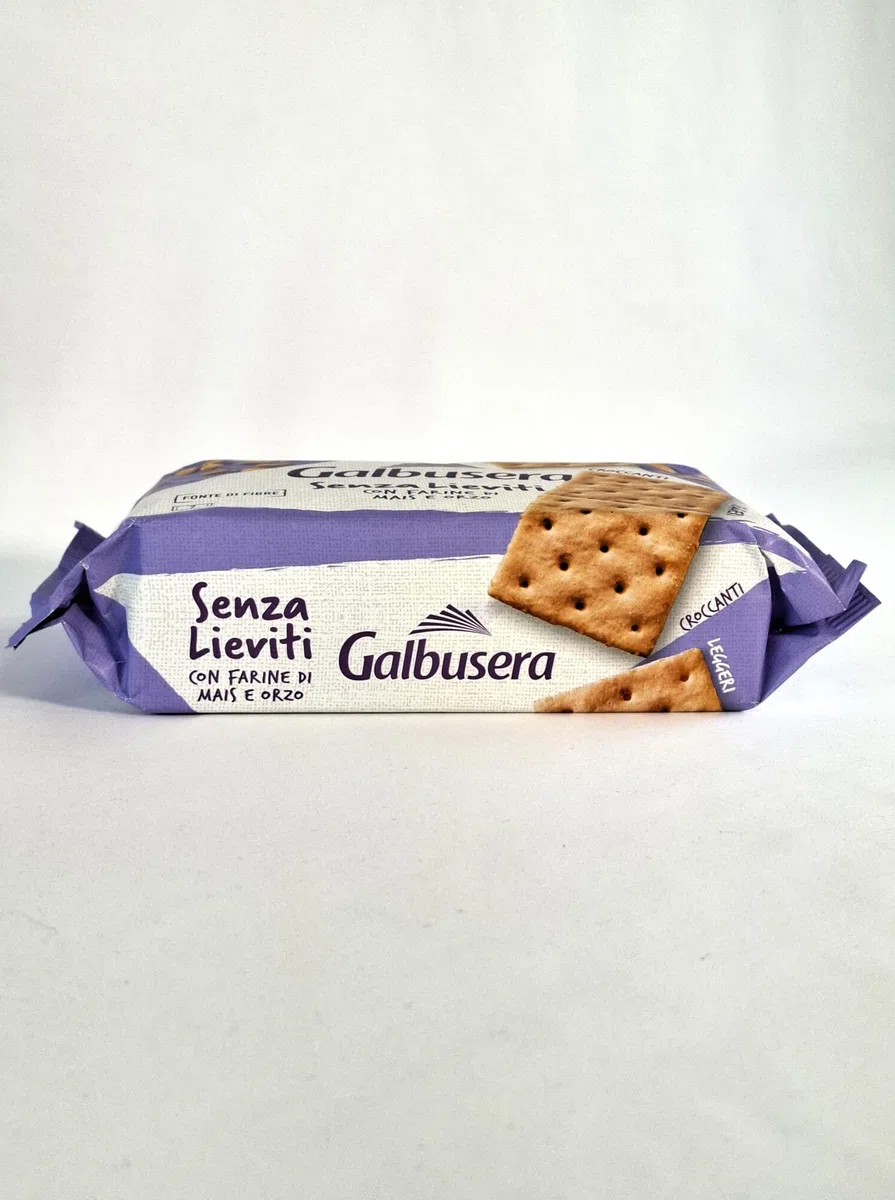 Galbusera BuoniCosì Cracker senza Lieviti con Farina di Tipo 2 - Pacco da 12 x 300 g