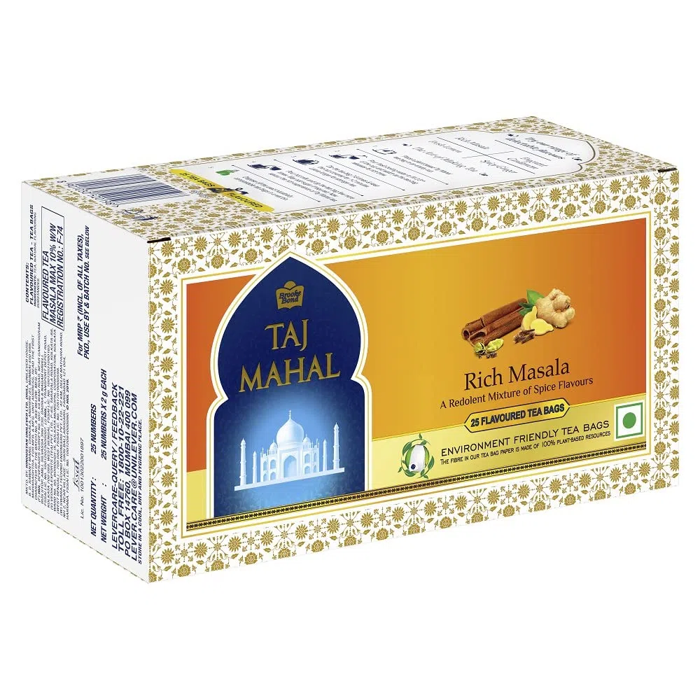 Taj Mahal Rich Masala - Confezione da 25 bustine da tè