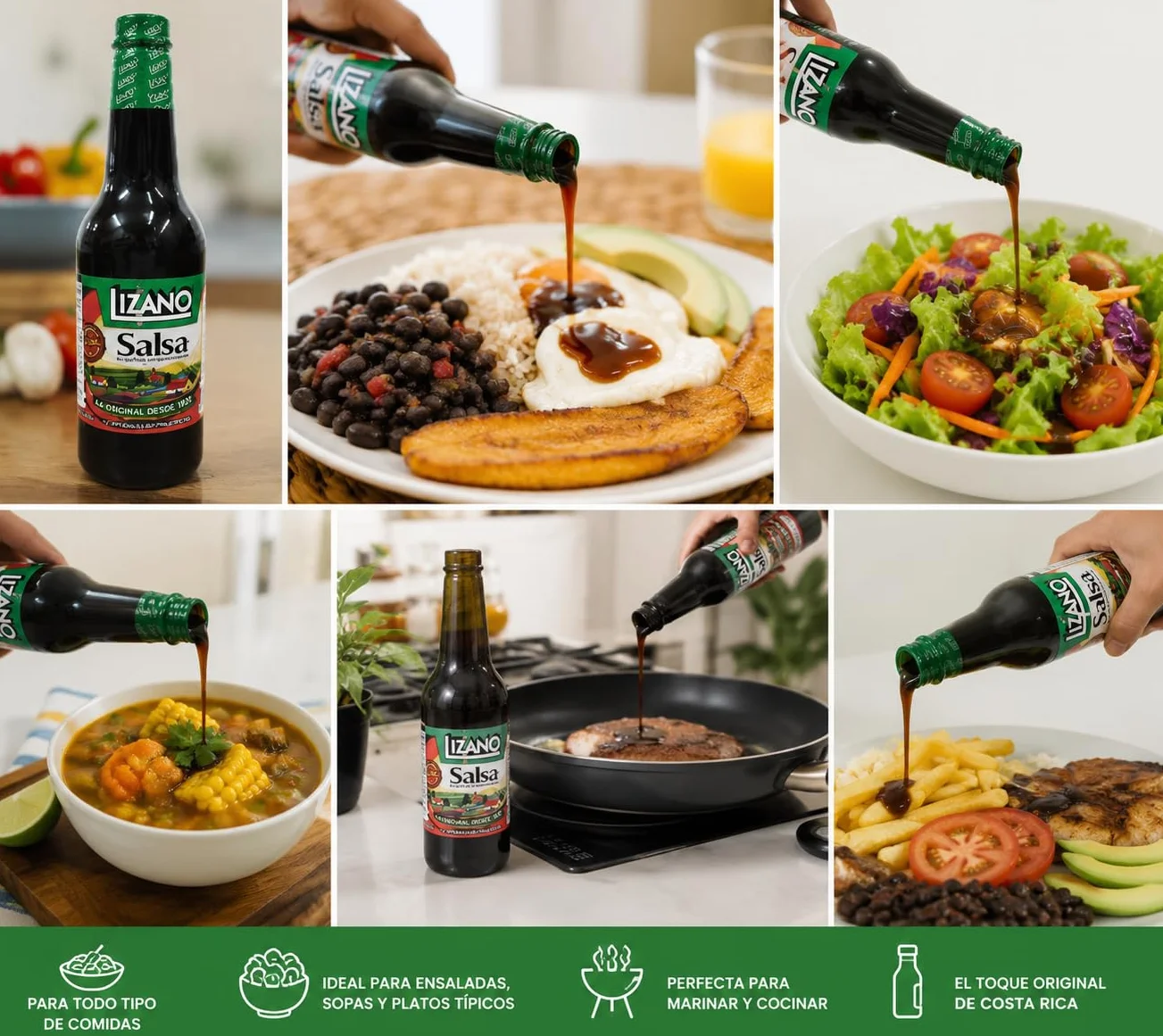 SALSA LIZANO - SALSA DE VEGETALES Y ESPECIAS - LIZANO - 700 ML