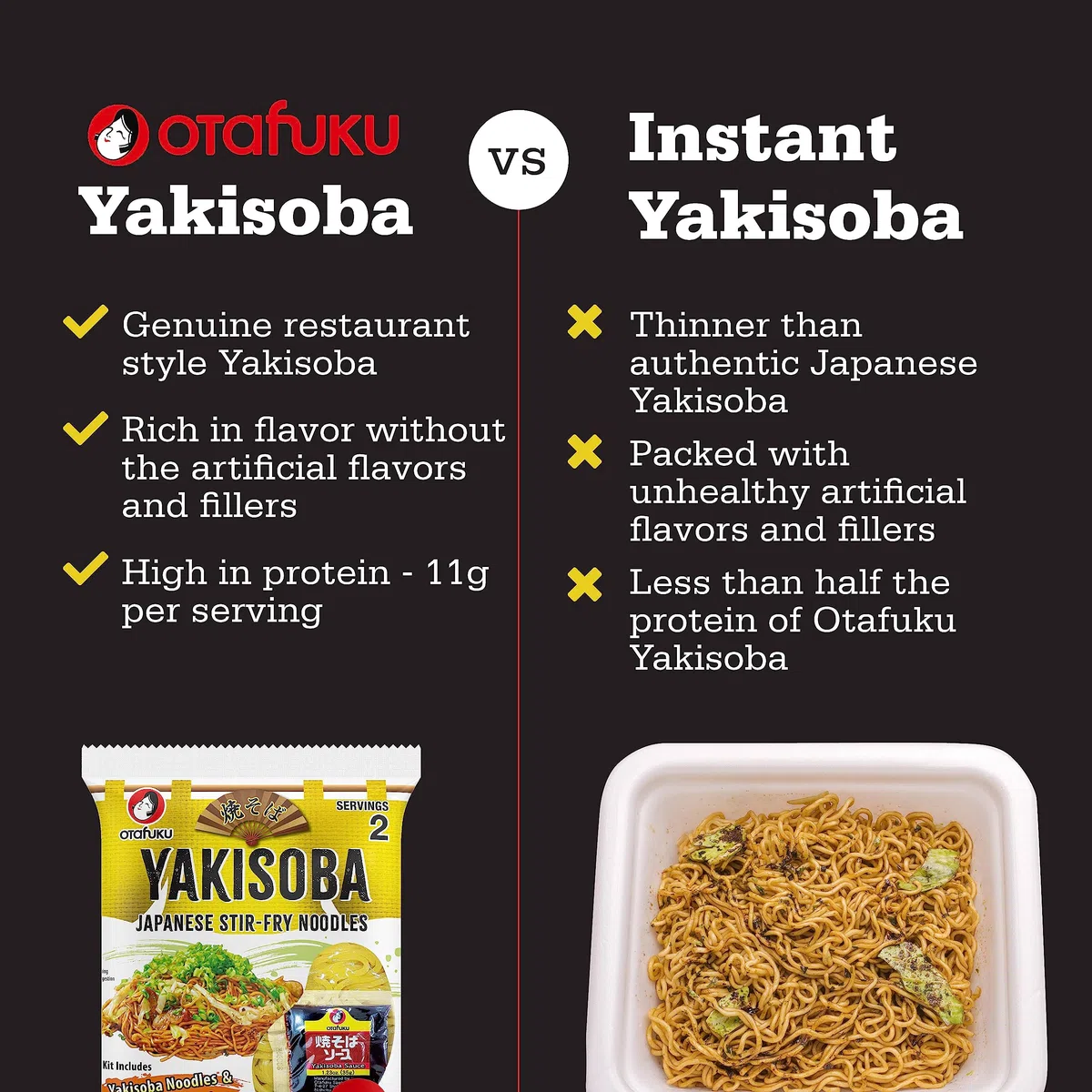 Otafuku Yakisoba Noodle 2 Porzioni - 370gr